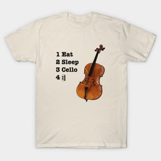 Eat, Sleep, Cello, Repeat T-Shirt